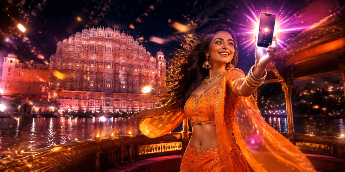Player registering at online betting platform in Jaipur