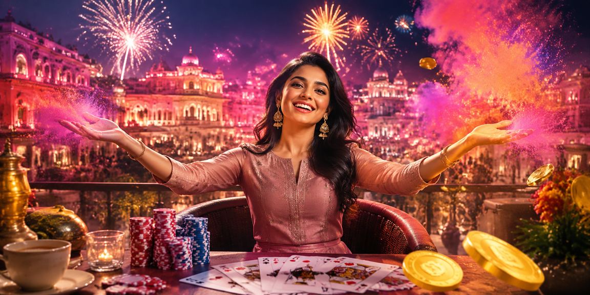 Players enjoying a poker game in Jaipur